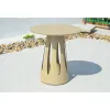 Modern Dining Patio Party French Bistro Cafe Furniture Hotel Garden Restaurant Stackable Aluminium Rope Eco-Friendly Outdoor