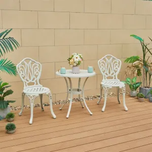 Modern Durable Aluminum Frame Outdoor Patio Furniture Storage for Restaurants Hotels Courtyards Apartments-Table Chairs