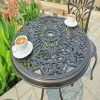 Modern Durable Aluminum Frame Outdoor Patio Furniture Storage for Restaurants Hotels Courtyards Apartments-Table Chairs