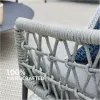 Modern Durable Eco-Friendly Outdoor Patio Furniture Set Waterproof Comfortable Poolside Terrance Sofa Beach Villa Living Room