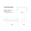 Modern Durable Eco-Friendly Outdoor Patio Furniture Set Waterproof Comfortable Poolside Terrance Sofa Beach Villa Living Room