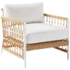 Modern Durable Garden Sofa Set with Eco-Friendly Rope Waterproof Cushions for Outdoor Leisure Villa Hotel Patio Furniture Use