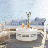Modern Durable Garden Sofa Set with Eco-Friendly Rope Waterproof Cushions for Outdoor Leisure Villa Hotel Patio Furniture Use
