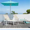 Modern Durable Mesh Eco-Friendly UV Resistant Chaise Lounge Chair for Villa Courtyard Warehouse