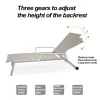 Modern Durable Mesh Eco-Friendly UV Resistant Chaise Lounge Chair for Villa Courtyard Warehouse