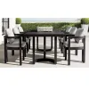 Modern Durable Waterproof Aluminum Outdoor Lounge Dining Set with Patio Table Chairs for Courtyard and Hotel Use