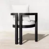 Modern Durable Waterproof Aluminum Outdoor Lounge Dining Set with Patio Table Chairs for Courtyard and Hotel Use