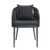Modern Durable Waterproof Lightweight Outdoor Rope Set Aluminum Patio Chairs for Villa Hotel Gardens Living Room Dining