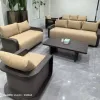 Modern Eco-Friendly Waterproof Durable Outdoor Aluminum Garden Sofa Set for Living Room Hotel Villa Use