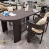 Modern Eco-Friendly Waterproof Durable Outdoor Aluminum Garden Sofa Set for Living Room Hotel Villa Use