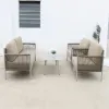 Modern Garden Rope Structure Modular Outdoor Sofa Set for Villa Apartment Courtyard Living Room Waterproof Eco-Friendly