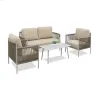 Modern Garden Rope Structure Modular Outdoor Sofa Set for Villa Apartment Courtyard Living Room Waterproof Eco-Friendly