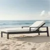 Modern Hotel Outdoor Lounge Chair Set with Pool Courtyard Use Luxury Aluminum Furniture