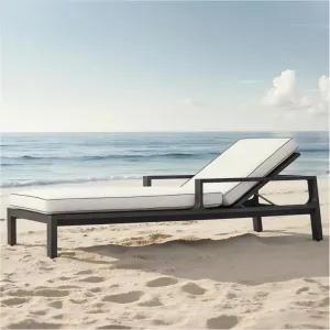 Modern Hotel Outdoor Lounge Chair Set with Pool Courtyard Use Luxury Aluminum Furniture