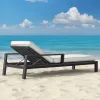 Modern Hotel Outdoor Lounge Chair Set with Pool Courtyard Use Luxury Aluminum Furniture