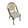 Modern Lightweight Outdoor Aluminum Alloy Rattan Dining Chair Family Coffee Shop Leisure Stackable Living Room Bedroom Courtyard