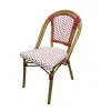 Modern Lightweight Outdoor Aluminum Alloy Rattan Dining Chair Family Coffee Shop Leisure Stackable Living Room Bedroom Courtyard