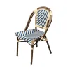 Modern Lightweight Outdoor Aluminum Alloy Rattan Dining Chair Family Coffee Shop Leisure Stackable Living Room Bedroom Courtyard