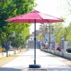 Modern Luxury Aluminum Frame Sun Parasol for Outdoor Furniture Use in Beach Restaurant Hotel Garden Waterproof UV Protection