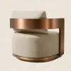 Modern Luxury Aluminum Garden Sofa Set All Weather Outdoor Sectional Furniture for High-end Villa and Boutique Hotel