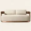 Modern Luxury Aluminum Garden Sofa Set All Weather Outdoor Sectional Furniture for High-end Villa and Boutique Hotel