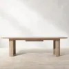 Modern Luxury Teak Wood Outdoor Dining Furniture Set for Upscale Resort Hotel and Private Estate Villa Patio Living