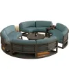 Modern Marine-Grade Aluminum Eco-Friendly Outdoor Furniture Sofa Set Middle East Coastal Resorts Saltwater Resistant Backyard