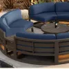 Modern Marine-Grade Aluminum Eco-Friendly Outdoor Furniture Sofa Set Middle East Coastal Resorts Saltwater Resistant Backyard