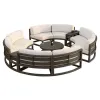 Modern Marine-Grade Aluminum Eco-Friendly Outdoor Furniture Sofa Set Middle East Coastal Resorts Saltwater Resistant Backyard