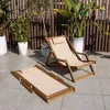 Modern Mesh Outdoor Furniture-Shade Daybed Meridienne for Hotel Villa Use | UV Resistant Eco-Friendly Durable Foldable