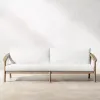 Modern New Design Luxury Teak Wood Eco-Friendly Farmhouse Hotel Dining Garden Set Outdoor Patio Furniture Waterproof Cushions