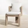Modern Outdoor Leisure Teak Furniture Villa Courtyard Hotel Garden Farmhouse Dining Waterproof Sofa Set Living Room