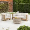 Modern Outdoor Teak Wood Garden Sofa Set-Waterproof Durable