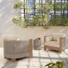 Modern Outdoor Teak Wood Garden Sofa Set-Waterproof Durable