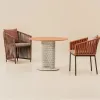 Modern Outdoor Terrace Furniture Garden Balcony Leisure Coffee Table Chair Set Villa Apartment Durable Waterproof Hotel