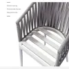Modern Outdoor Terrace Furniture Garden Balcony Leisure Coffee Table Chair Set Villa Apartment Durable Waterproof Hotel