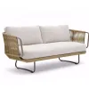 Modern Outdoor Woven Rope Aluminum Alloy Sofa Set Waterproof Durable Weather Resistant for Villa Garden Living Room Park