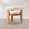 Modern Solid Teak Wood Durable Waterproof UV-Resistant Outdoor Dining Table Set Weathered Extension Table Woven Rope Hotel
