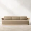 Modern Teak Durable Eco-Friendly Outdoor Sofa Set with Washable Waterproof Cushions for Villa Hotel Courtyard Patio Garden