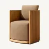 Modern Teak Durable Outdoor Dining Table and Chair Set with UV-Resistant and Waterproof Features for Villa and Patio Use