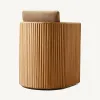 Modern Teak Durable Outdoor Dining Table and Chair Set with UV-Resistant and Waterproof Features for Villa and Patio Use