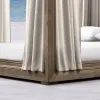 Modern Teak Wood Foldable Portable Pool Sunbed with Waterproof Cushions for Couples' Honeymoon Resorts Hotels Villa Outdoor