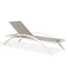 Modern Villa Courtyard Outdoor Sun Lounger Fabric Pool Chair Durable Eco-Friendly Beach Furniture MANDELA Foldable 2-Year