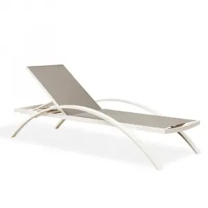 Modern Villa Courtyard Outdoor Sun Lounger Fabric Pool Chair Durable Eco-Friendly Beach Furniture MANDELA Foldable 2-Year