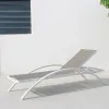 Modern Villa Courtyard Outdoor Sun Lounger Fabric Pool Chair Durable Eco-Friendly Beach Furniture MANDELA Foldable 2-Year