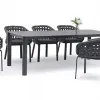 Modern Villa Outdoor Garden Sets Rope Furniture Aluminum Frame Weaving Dining Patio Chairs Tables Waterproof Living Room Hotel
