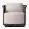 Modern Villa Outdoor Sofa Set Aluminum Waterproof Eco-Friendly for Living Room and Garden Use