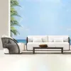 Modern Waterproof Rope Outdoor Sofa Set for Garden Patio Villa Living Room Hotel Park Leisure Furniture