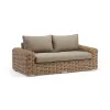 Modern Wicker Aluminum Sofa 4-Piece Garden Set Waterproof Outdoor Furniture for Farmhouse Courtyard Dining Park