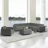 Nordic Design Fabric Outdoor Sofa Set with Aluminum Frame-Durable Eco-Friendly Waterproof for Living Room Hotel Courtyard Use